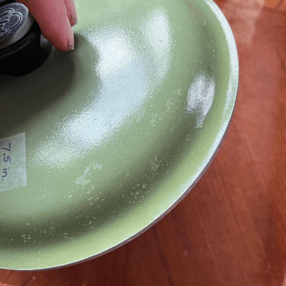 VTG Club Aluminum Avocado Green Replacement Lid 7.5” Cookware Pot Pan Cover - Picture 3 of 4